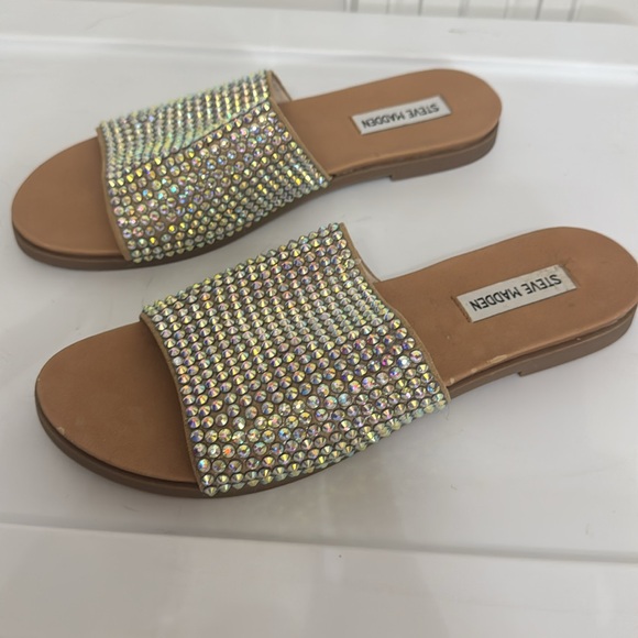 Steve Madden Crystal Embellished Sandals - Picture 3 of 8